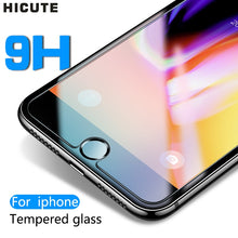 Load image into Gallery viewer, Protective tempered glass for iphone 6 7 6 6s 8 plus 11 pro XS max XR glass iphone 7 8 x screen protector glass on iphone 7 6S 8