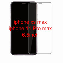 Load image into Gallery viewer, Protective tempered glass for iphone 6 7 6 6s 8 plus 11 pro XS max XR glass iphone 7 8 x screen protector glass on iphone 7 6S 8