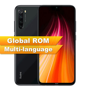 In Stock Global ROM Xiaomi Redmi Note 8 4GB 64GB Snapdragon 665 Octa Core Smartphone 6.3” 48MP Quad Rear Camera 4000mAh 18W