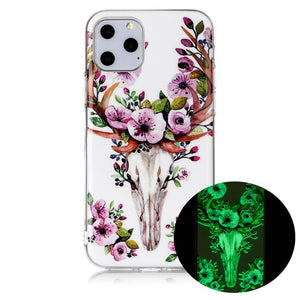 Luminous Phone Cases For Apple iPhone 11 11 Pro 11 Pro Max Case Silicone Ultra Slim Soft TPU Fluorescence Cover For iPhone 11