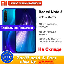 Load image into Gallery viewer, In Stock Global ROM Xiaomi Redmi Note 8 4GB 64GB Snapdragon 665 Octa Core Smartphone 6.3” 48MP Quad Rear Camera 4000mAh 18W