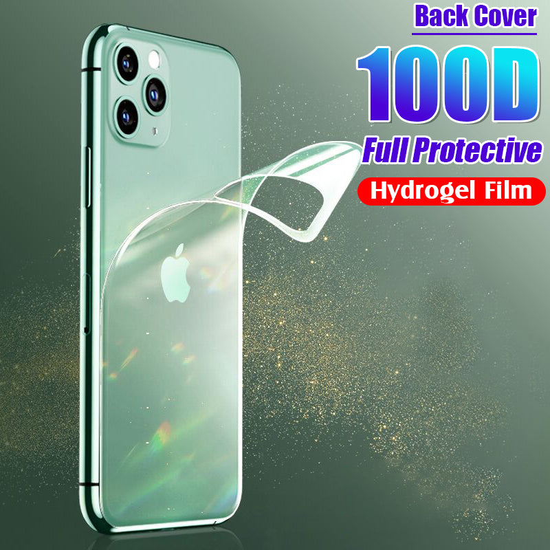 100D Back Protective Hydrogel Film Cover For IPhone 11 Pro 6 6s 8 7 Plus XR X XS Max Full Screen Protector Soft Film Not Glass