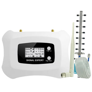 4G LTE Repeater GSM 1800mhz Cellular Amplifier 4g GSM 1800 Signal Repeater LCD Display Mobile Phone Cellular Signal booster 70dB