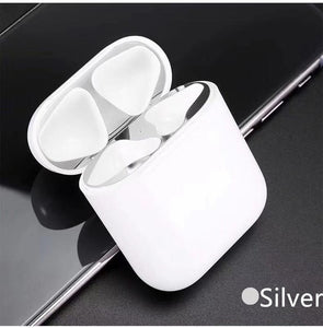 Metal Dust Guard for Apple AirPods Case Cover Accessory Protection Sticker Skin Protecting AirPods from Iron Metal Shavings