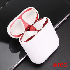 Metal Dust Guard for Apple AirPods Case Cover Accessory Protection Sticker Skin Protecting AirPods from Iron Metal Shavings