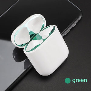 Metal Dust Guard for Apple AirPods Case Cover Accessory Protection Sticker Skin Protecting AirPods from Iron Metal Shavings