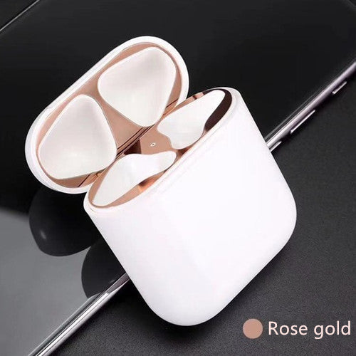 Metal Dust Guard for Apple AirPods Case Cover Accessory Protection Sticker Skin Protecting AirPods from Iron Metal Shavings