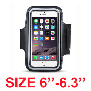 Armband For Size 4'' 4.5'' 4.7'' 5'' 5.5'' 6'' inch Sports Cell Phone Holder Case For iphone Huawei Samsung Xiaomi Phone On Hand